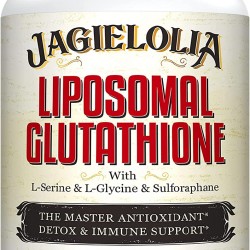 Jagielolia Liposomal Glutathione Dietary Supplement 2000 mg with L-Serine, L-Glycine & Sulforaphane