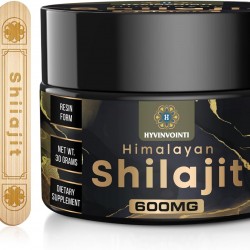 HYVINVOINTI Shilajit Dietary Supplement Pure Himalayan Organic Shilajit Resin 600mg HYVINVOINTI Shilajit Dietary Supplement Pure Himalayan Organic Shilajit Resin 600mg