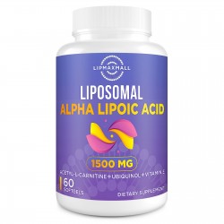 Lipmaxmall Dietary Supplement Liposomal Alpha Lipoic Acid 1500mg Lipmaxmall Dietary Supplement Liposomal Alpha Lipoic Acid 1500mg