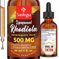 Santegra Rhodiola Dietary Supplement 57,000 MG Liposomal Active Rhodiola Root Extract Santegra Rhodiola Dietary Supplement 57,000 MG Liposomal Active Rhodiola Root Extract
