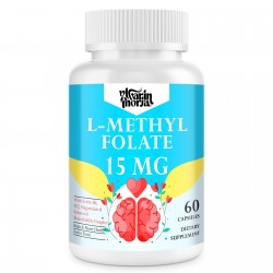 Ylvarinthoria Dietary Supplement 15mg L Methylfolate (5-MTHF) Vegetarian Capsules
