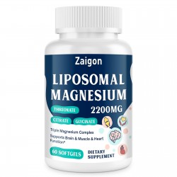 Zaigon Dietary Supplement Liposomal Magnesium Complex 2200MG Softgels