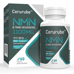 Cerurube NMN + Resveratrol Dietary Supplement Capsules 1100mg Cerurube NMN + Resveratrol Dietary Supplement Capsules 1100mg