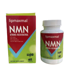 Lipmaxmal NMN and Trans-Resveratrol Dietary Supplement Capsules 1100mg Lipmaxmal NMN and Trans-Resveratrol Dietary Supplement Capsules 1100mg