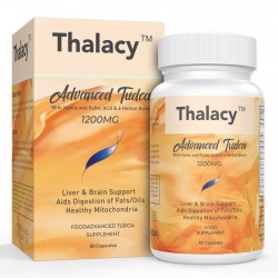 Thalacy Food Supplement Tauroursodeoxycholic Acid with Humic and Fulvic Acids & 6 Herbal Blend Thalacy Food Supplement Tauroursodeoxycholic Acid with Humic and Fulvic Acids & 6 Herbal Blend