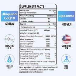 Vitablosom Liposomal CoQ10 Dietary Supplement 600mg Vitablosom Liposomal CoQ10 Dietary Supplement 600mg